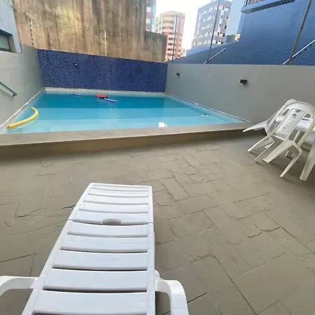 Praia De Ponta Verde Em Frente Ao Tropico Hotel Com Manobrista - Apto 208 Maceio  Exterior photo