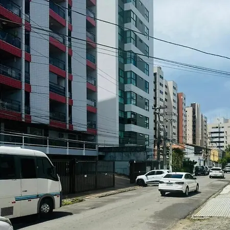 Praia De Ponta Verde Em Frente Ao Tropico Hotel Com Manobrista - Apto 208 Maceio  Exterior photo
